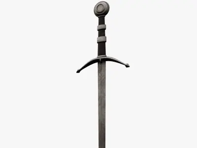 Medieval weapons Low-poly 3D model buy