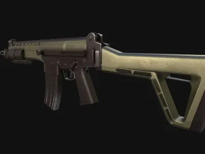 Brazillian - IA2 Rifle Free low-poly 3D model