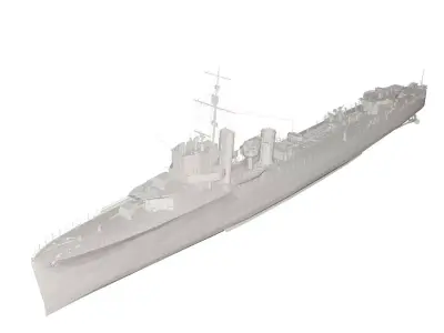 Military Ship 3D model