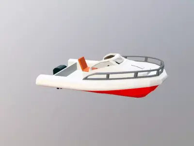speedboat boat 3D model