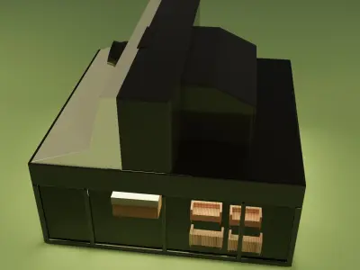House Model Low-poly 3D model