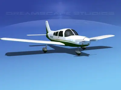 Piper PA-28 V10 3D model