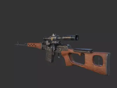 SVG-Snayperskaya Vinyovka Dragunov 3D model
