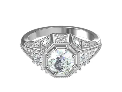 Wedding Ring  3D print model 234
