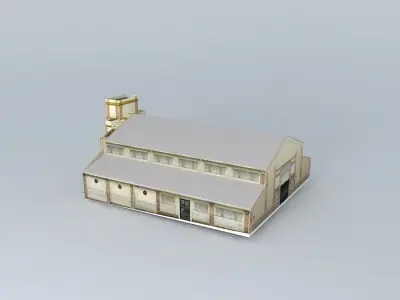 CENTRAL MARKET SUPPLY OF SANTA POLA Free 3D model