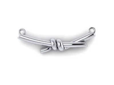 Bar Knot Pendant 3D print model