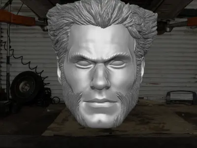 Wolverine Caville fan art 3D printable File For Action Figures  3D print model