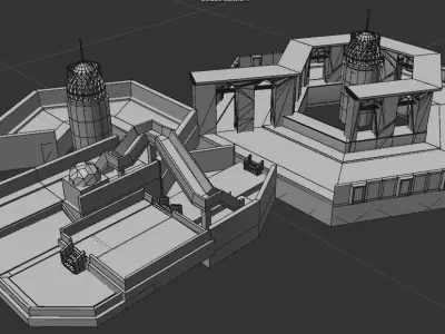 Elmamalek game map 3D model