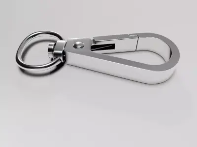 Swivel Snap Hook I 3D Model I Low and High Poly I Game Ready Low-poly 3D model