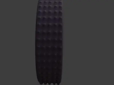 Car Tyre and Rim Free 3D model