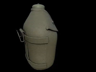 Army Water Bottle 3D model