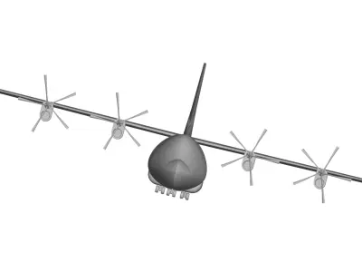 Lockheed C-130 Hercules 3D model