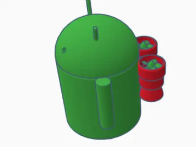 Flash Android Jet 3D model