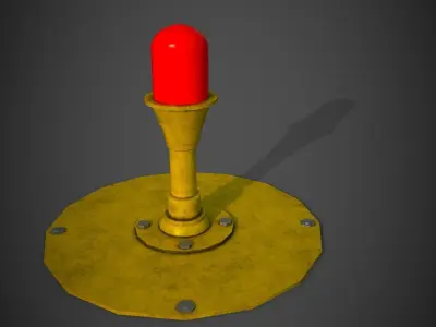 Runway Lights Low-poly 3D model