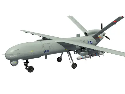 TURKISH UAVs AND DRONEs VOL1 3D model