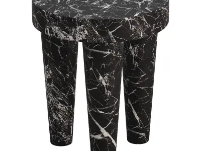 Tribute Stool Small Low-poly 3D model