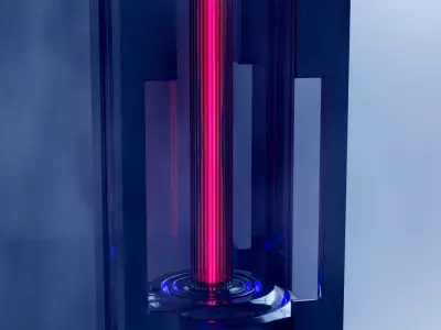 Sci-Fi Tube 3D model