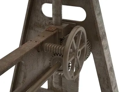 Gordons Adjustable Table 3D model