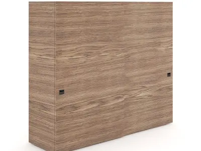 Wooden Cabinet II 3D model
