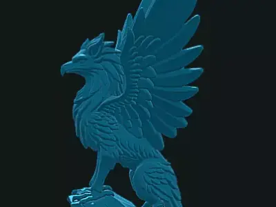 Griffin SF101  a beautifully crafted mythical creature 3D model Low-poly 3D model