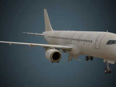  Airliner 1B Low-poly 3D model