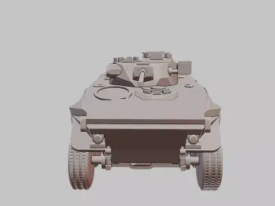 Luchs German WWII Reconnaissance Tank 3D Print Model 3D print model