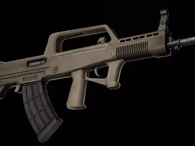 Rifle QBZ-95-1 Low-poly 3D model