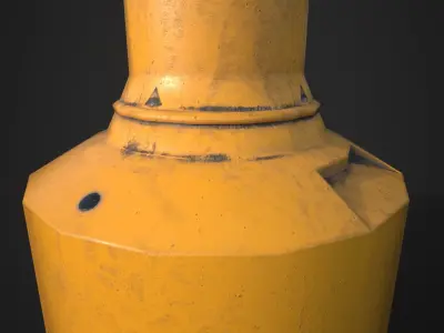 Navigation Buoy T01 V01 Dirtier Version 2 Foundation Studios Low-poly 3D model