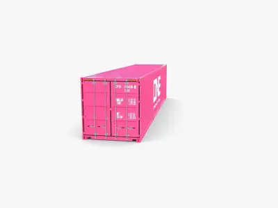 40ft Shipping Container ONE 3D model
