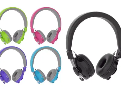 Ear Kids Headphones 3D model