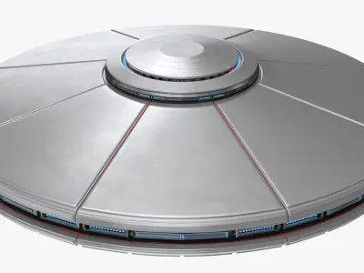 Alien UFO 3D model purchase