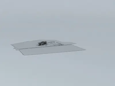 Residence fighter jet 3D model