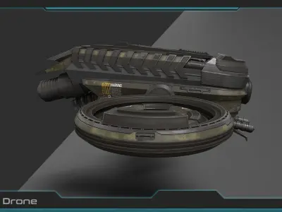Military Drone  3D model