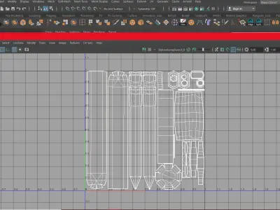 Stylized Long Sword Handpainted Low-poly 3D model