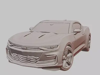 Chevrolet Camaro Amarelo 3D Printable  3D print model