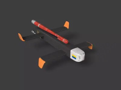  Ukrainian Trembita Missile  3D model