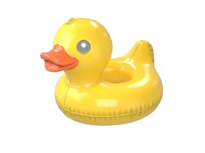 Duck Float v1 001 Low-poly 3D model
