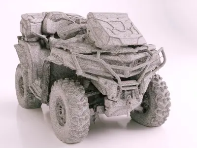 Realistic CF Moto X10 3D Model - Experience True Precision 3D model