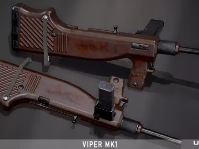 Viper Mk1 Low-poly 3D model