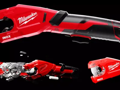 Stainless Steel Pipe Cutter 3D model