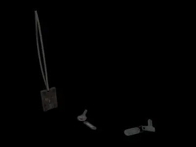 Keys Pack Low-poly 3D model