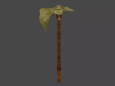 axe for the game Low-poly 3D model