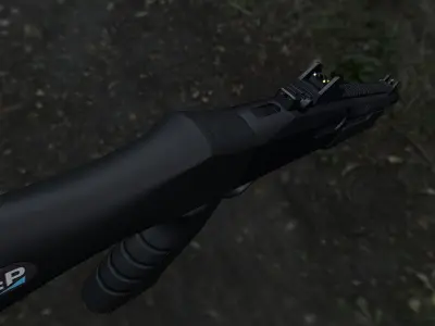 Fabarm STF12 compact Low-poly 3D model