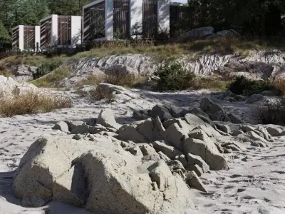  Large Cluster Beach Rock Model  purchase