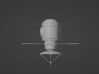 Nasa Satellite - Realistic 3D model of a satellite 3D model
