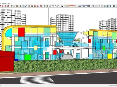 Sketchup Kindergarten 102 3D model