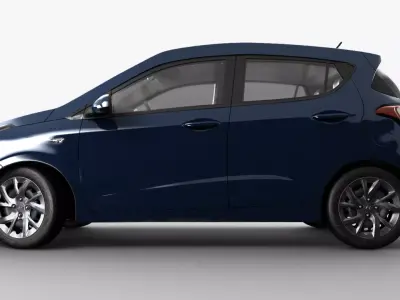 Hyundai i10 2017 - Sim ready - PBR - UVs - Textured - Rigged 3D model