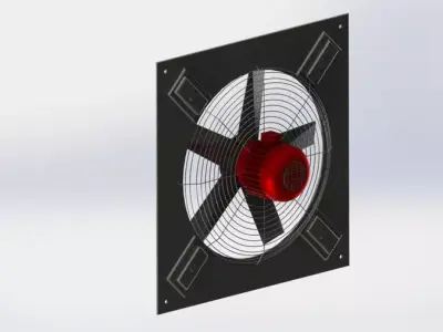 Wall Fan 3D model purchase