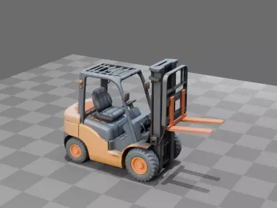 Forklift Vehicle 3D model