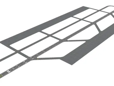 Airport Runway 3D model